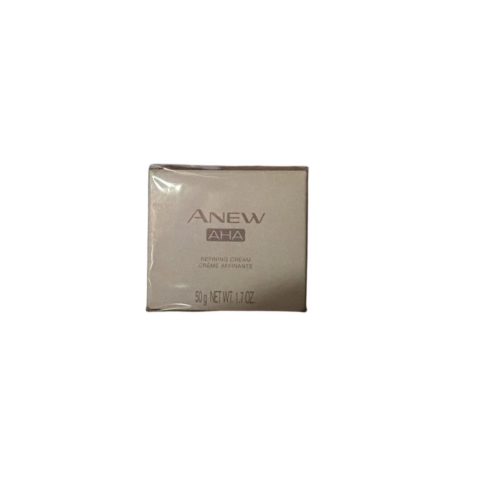 Avon Anew AHA Refining Cream 1.7 oz Face Anti-Aging Glycolic Hyaluronic Acid - Picture 1 of 1
